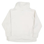 NIKE Womens White Plain Pullover Jumper Crew Neck Basic Knit XS Casual