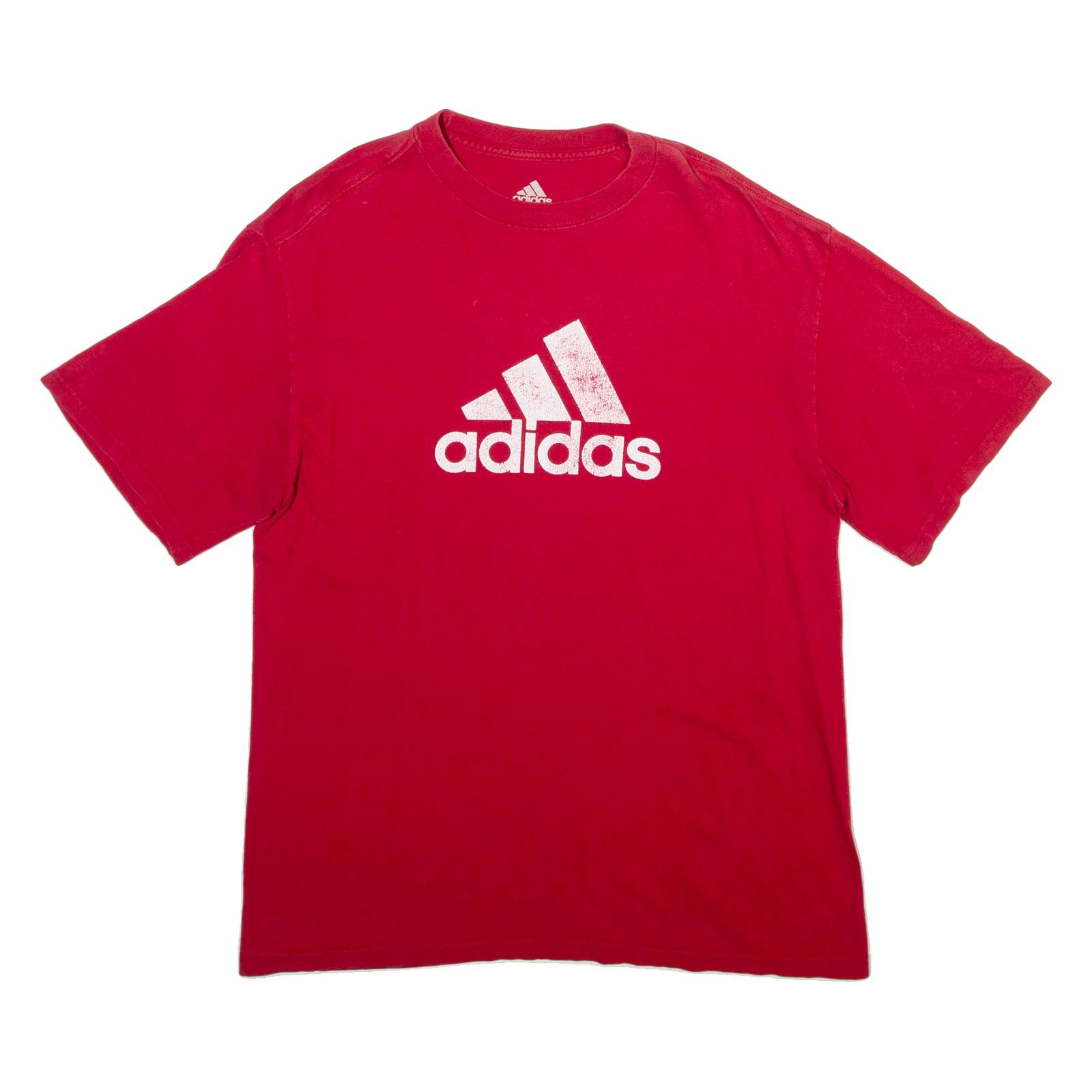 ADIDAS Mens T-Shirt Red M