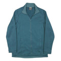 JACK WOLFSKIN Womens Blue Jacket M Polyester Blend Zip Outdoor Casual Fleece