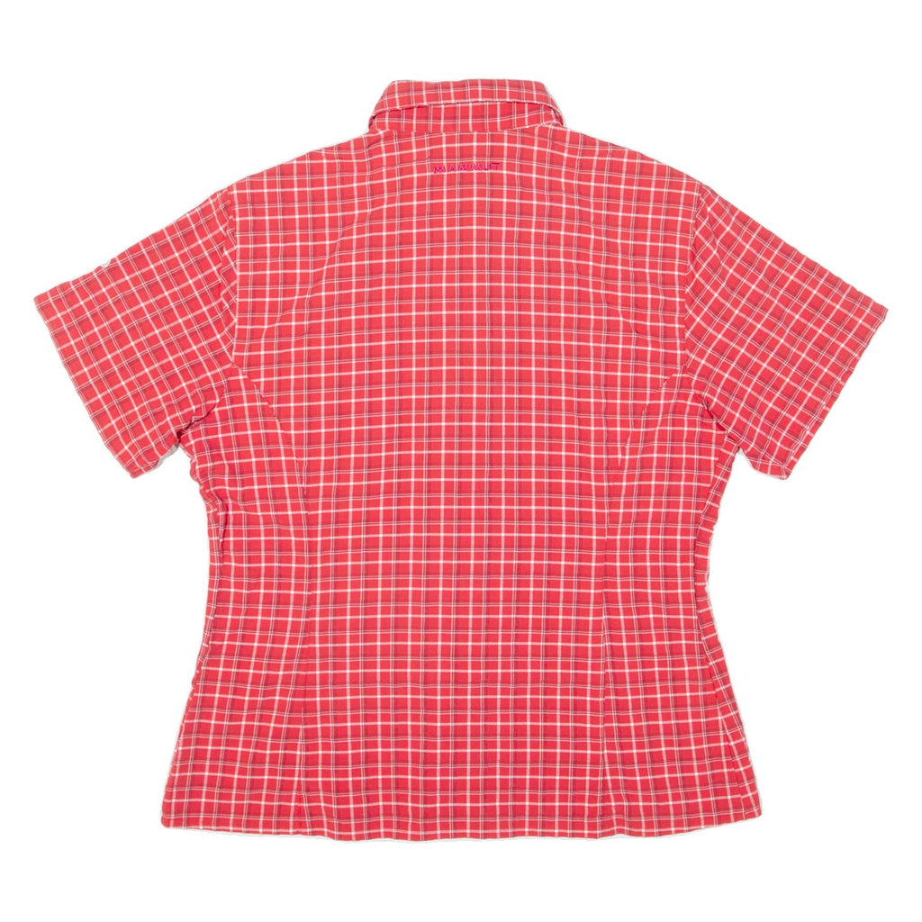 MAMMUT Womens Shirt Red Check M