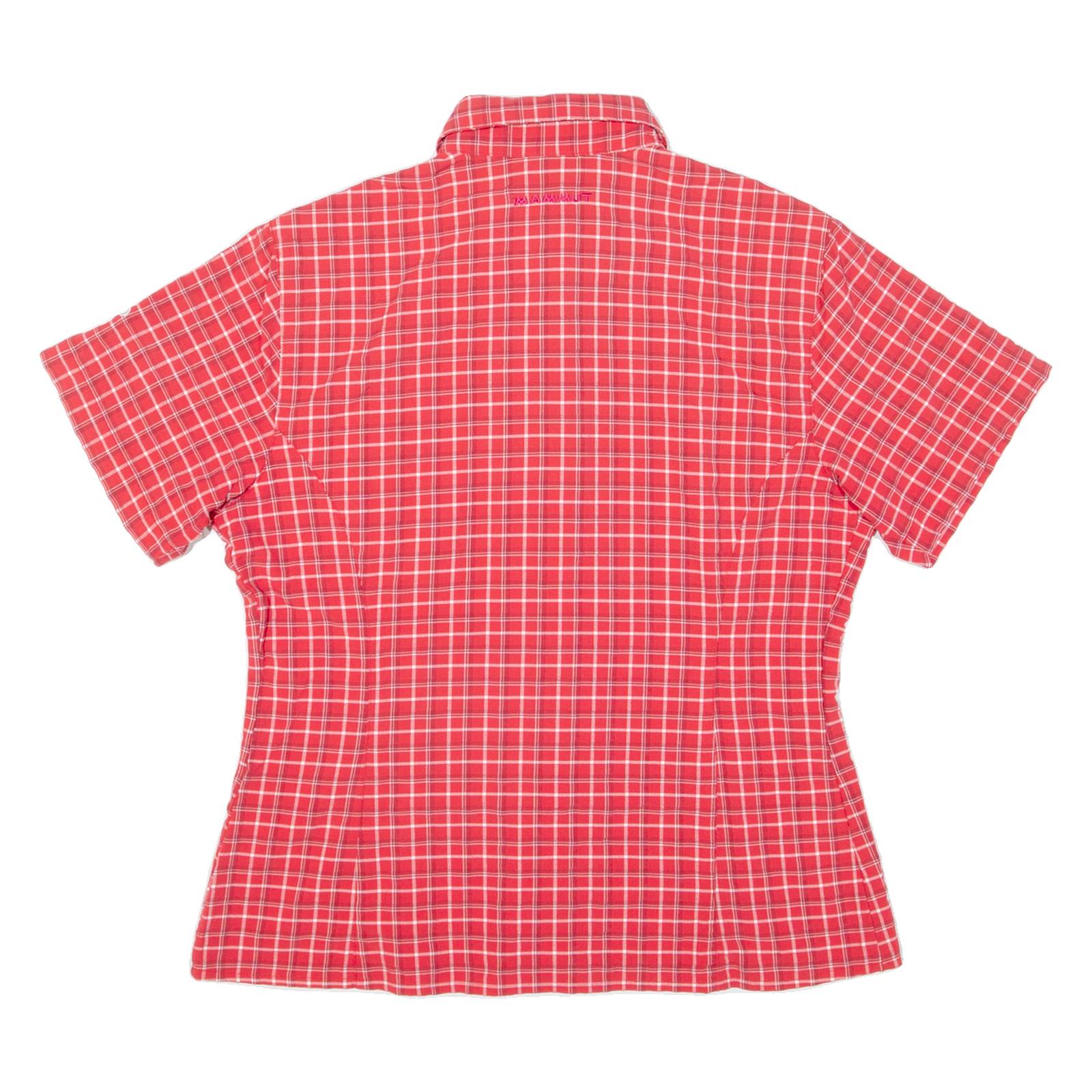 MAMMUT Womens Shirt Red Check M
