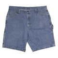 WRANGLER Mens Denim Blue Carpenter Shorts XL W40 Casual Cotton Workwear