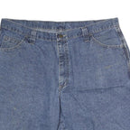 WRANGLER Mens Denim Blue Carpenter Shorts XL W40 Casual Cotton Workwear