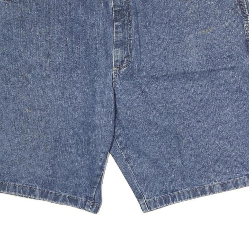 WRANGLER Mens Denim Blue Carpenter Shorts XL W40 Casual Cotton Workwear