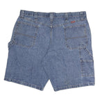WRANGLER Mens Denim Blue Carpenter Shorts XL W40 Casual Cotton Workwear