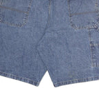 WRANGLER Mens Denim Blue Carpenter Shorts XL W40 Casual Cotton Workwear
