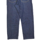 LEVI'S 522 02 Mens Jeans Blue Regular Straight Denim Dark W34 L27 Classic Button