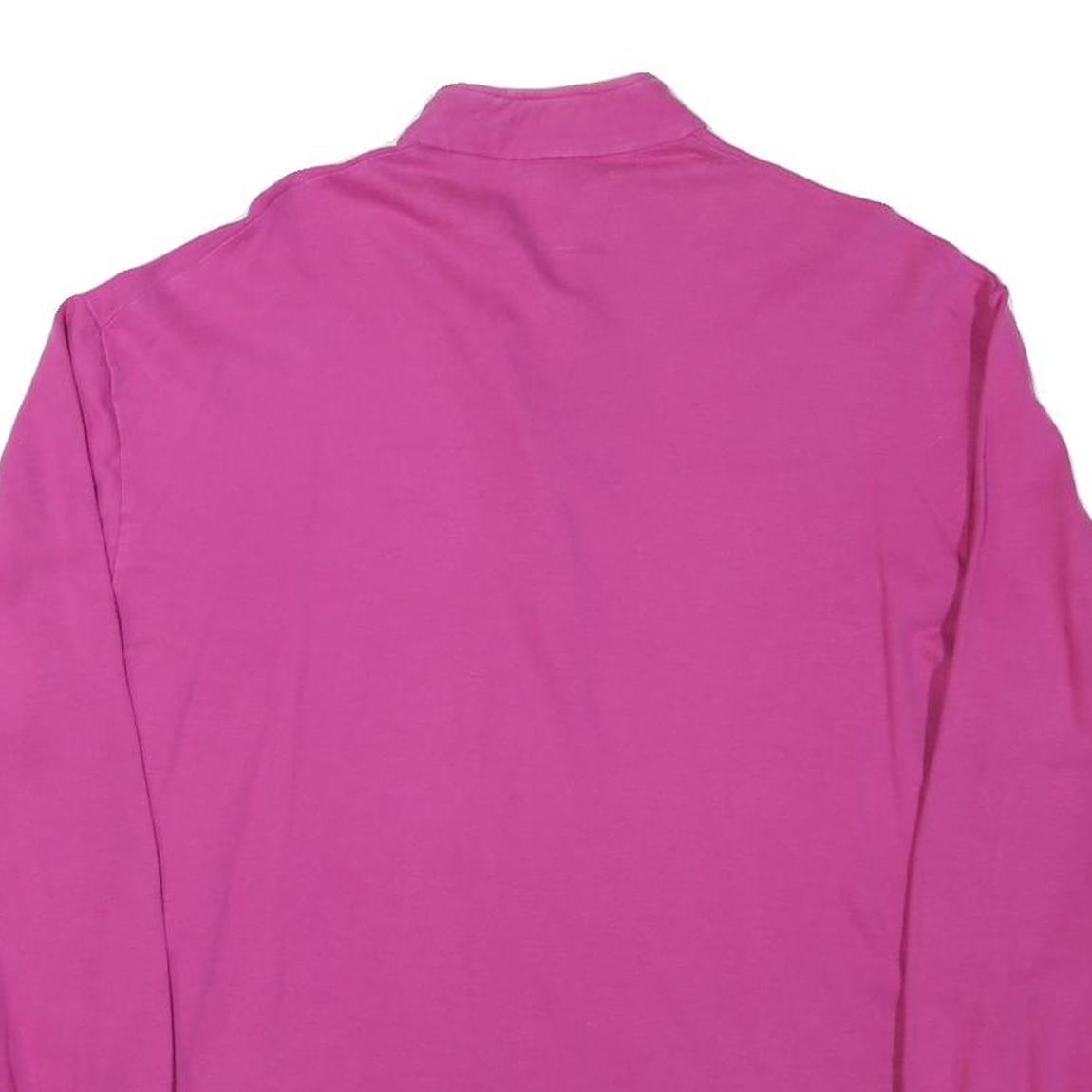 MASER Mens Pink Crew Neck M Cotton Blend Pullover Sweatshirt Graphic Print