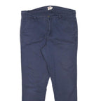 LEVI'S Mens Cotton Blend Blue Slim Slim Leg Trousers W32 L27 Casual Comfort