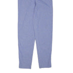 RED GREEN Womens Cotton Blend Blue Relaxed Straight Trousers W24 L31