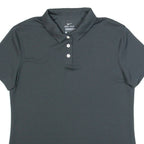 NIKE Dri-Fit Womens Polo Shirt Grey M