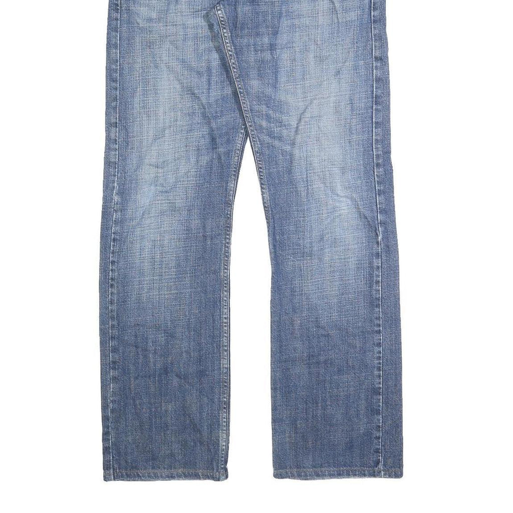 LEVI'S 514 Classic Mens Jeans Blue Classic Straight Denim Medium W34 L32 Zip