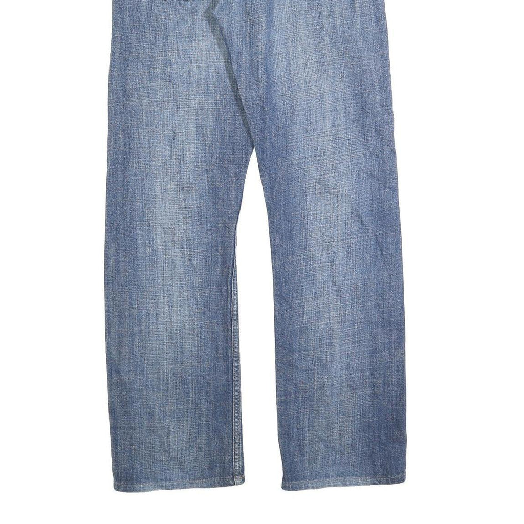 LEVI'S 514 Classic Mens Jeans Blue Classic Straight Denim Medium W34 L32 Zip