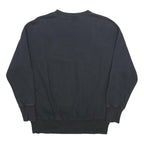 NIKE Womens Black Crew Neck XS Sweatshirt Cotton Blend Pullover Casual