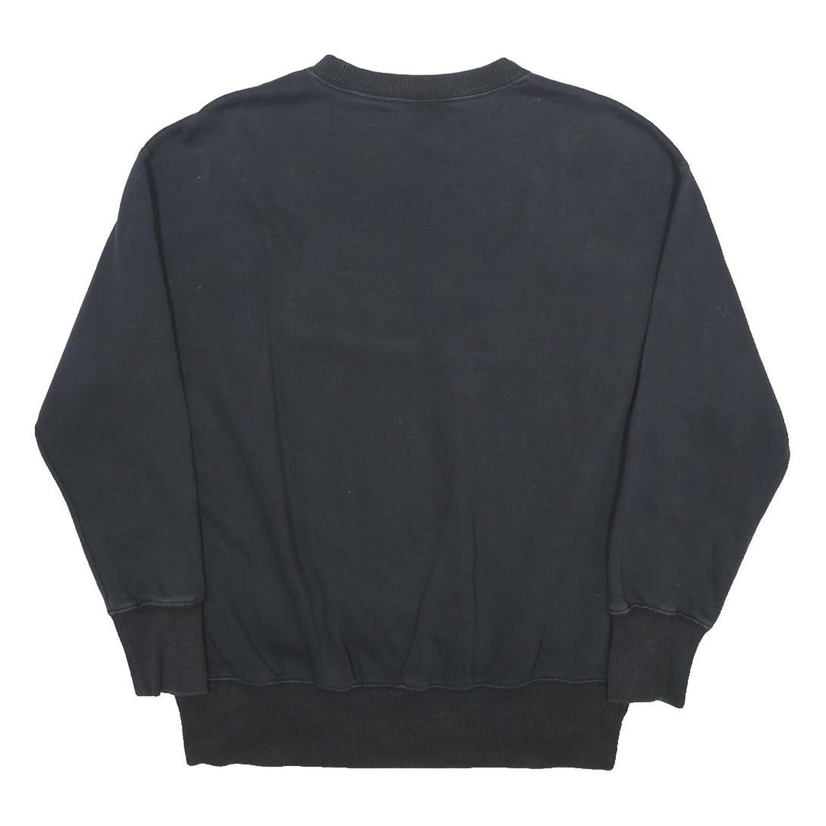 NIKE Womens Black Crew Neck XS Sweatshirt Cotton Blend Pullover Casual