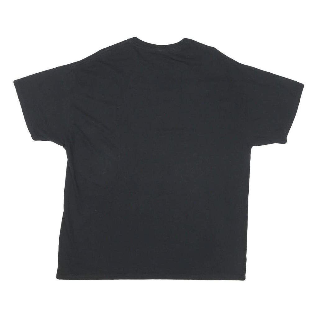 GILDAN Mens Black Big Bad And Reborn Graphic T-Shirt XL Crew Neck Short Sleeve