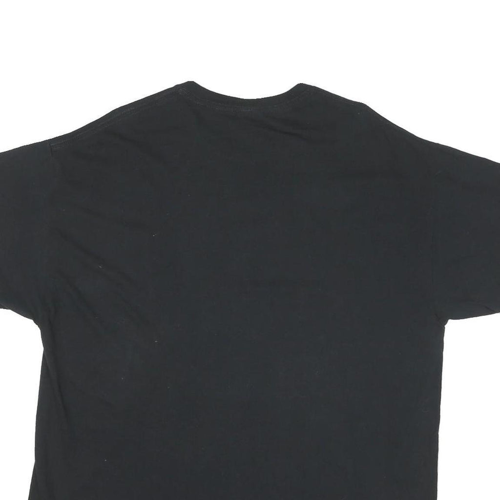 GILDAN Mens Black Big Bad And Reborn Graphic T-Shirt XL Crew Neck Short Sleeve