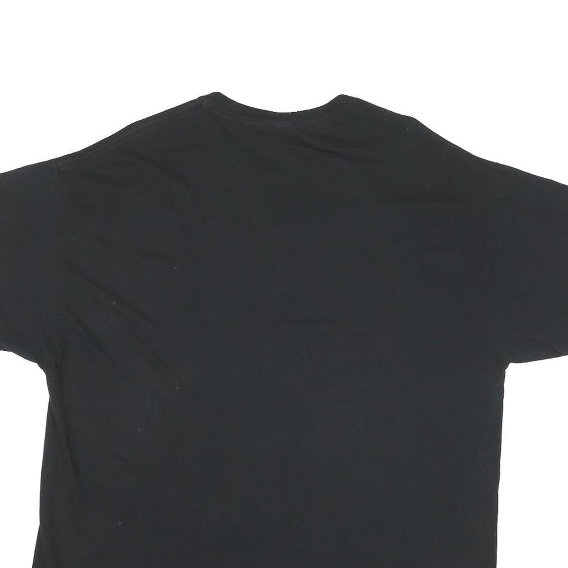 GILDAN Mens Black Big Bad And Reborn Graphic T-Shirt XL Crew Neck Short Sleeve