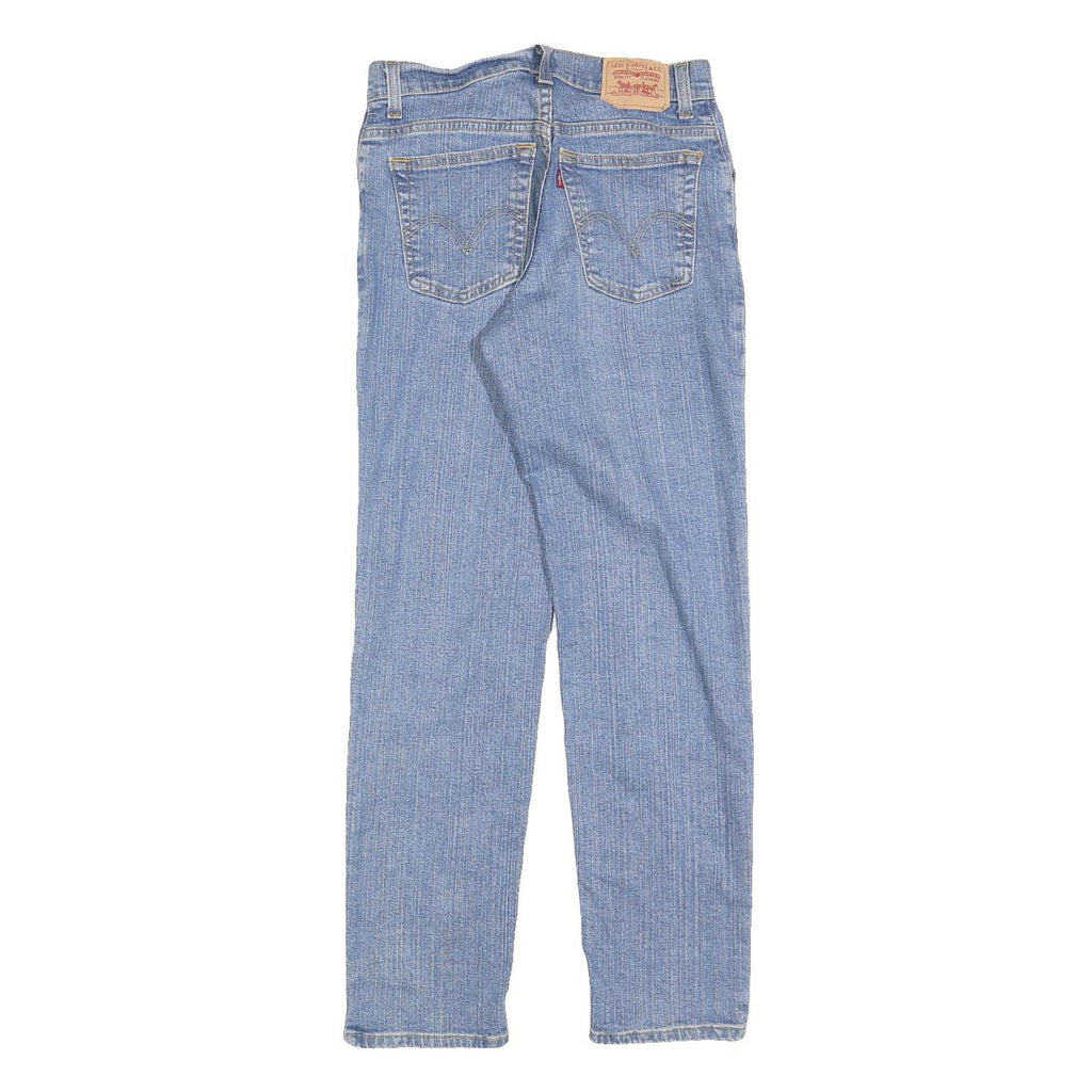 LEVI'S 550 Straight Womens Jeans Blue Relaxed Straight Denim Medium W27 L30 Zip