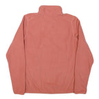 THE NORTH FACE Womens Pink Plain Pullover Polyester Blend Crew Neck Jumper L