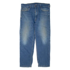LEVI'S 505 Jeans Mens Blue Regular Straight Stone Wash W40 L30
