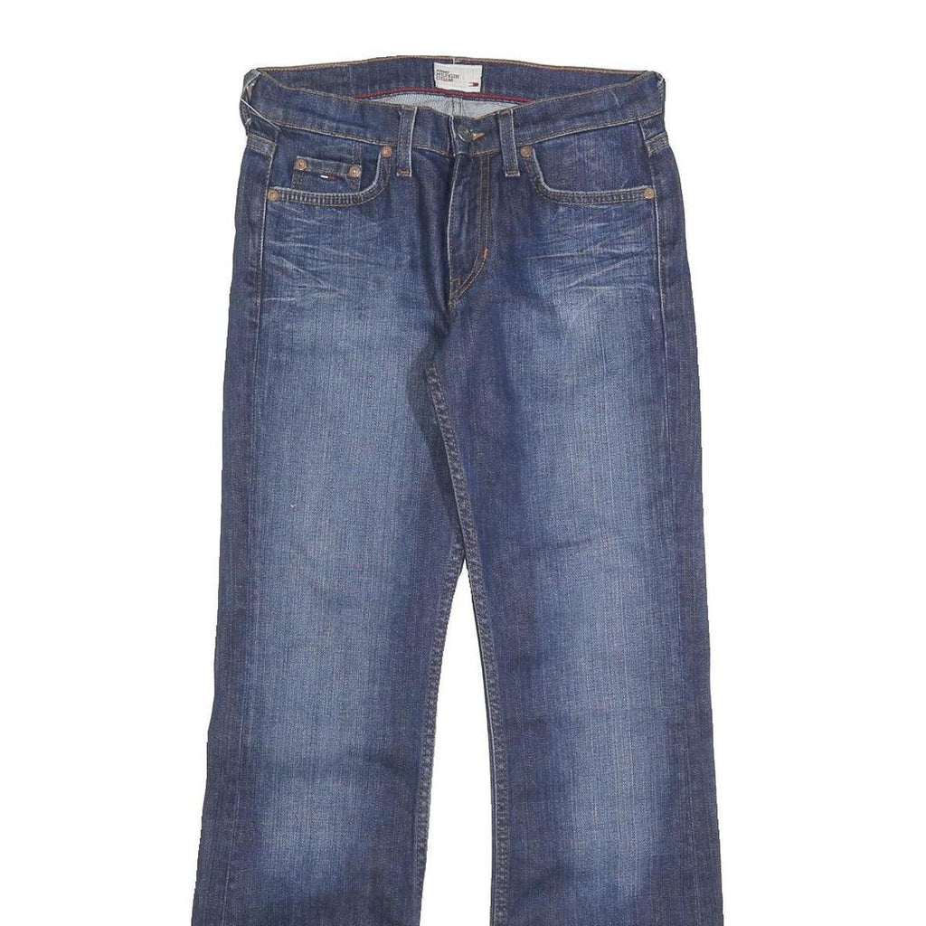 TOMMY HILFIGER Womens Jeans Blue Regular Straight Denim Medium W28 L32 Classic