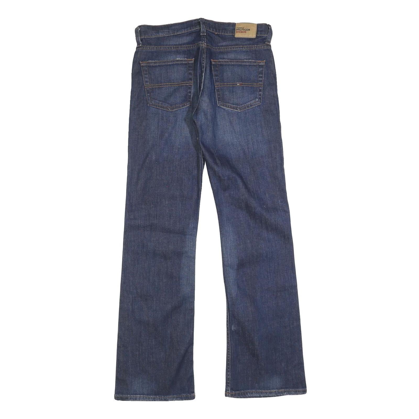 TOMMY HILFIGER Womens Jeans Blue Regular Straight Denim Medium W28 L32 Classic