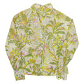 Womens Shirt Green Floral Long Sleeve XS