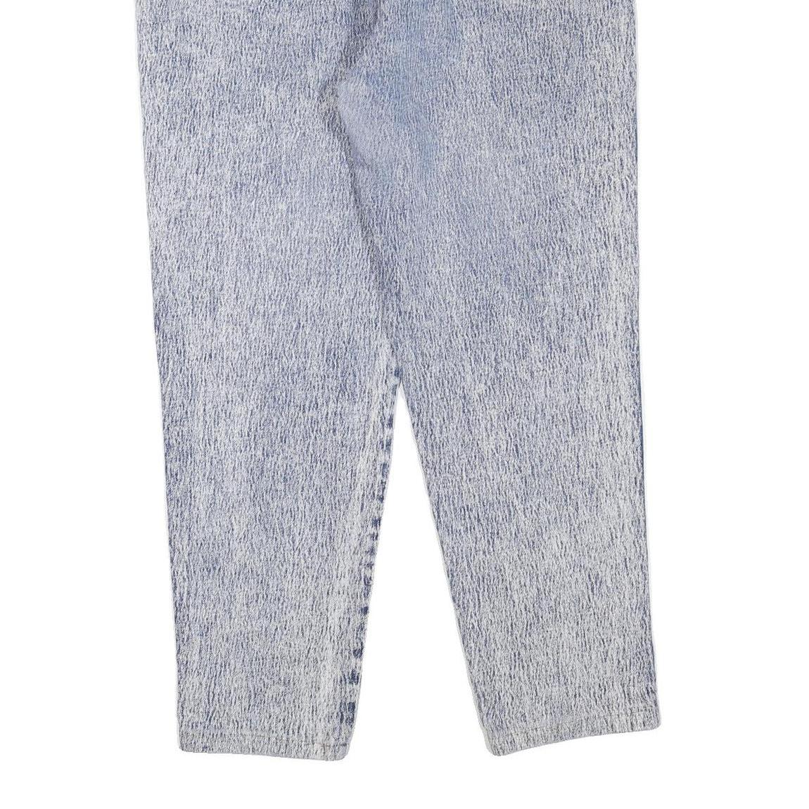 Womens Regular Fit Blue Denim Rinse Jeans W32 L27 Cotton Blend Zip Pockets