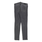 LEVI'S 711 Big E Womens Jeans Black Slim Skinny Denim Medium W26 L30 Stretch