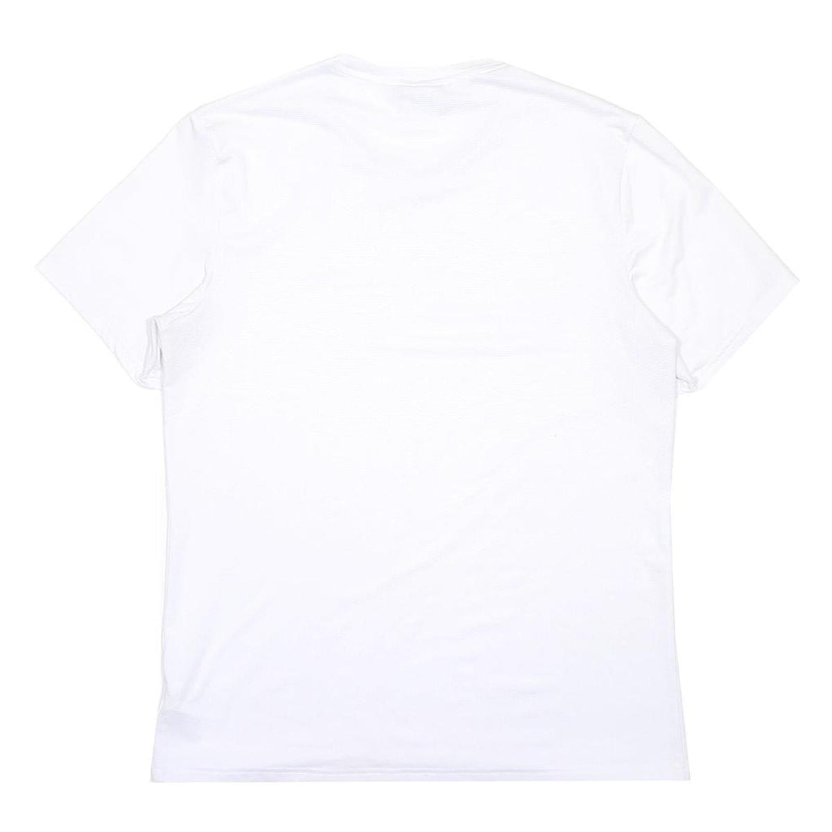 GYMSHARK Mens White L Short Sleeve Crew Neck Logo Fitness T-Shirt