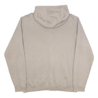 NIKE Mens Beige Full Zip Hoodie XL Cotton Blend Casual Zip Up Sweatshirt