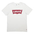 LEVI'S Mens White Graphic T-Shirt XS Short Sleeve Crew Neck Cotton Blend