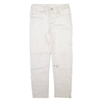 SEVEN7 Womens Jeans White Regular Straight W31 L28