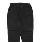 LEE Womens Black Relaxed Jeans Cotton Blend W30 L28 Casual Comfort Zip Closure