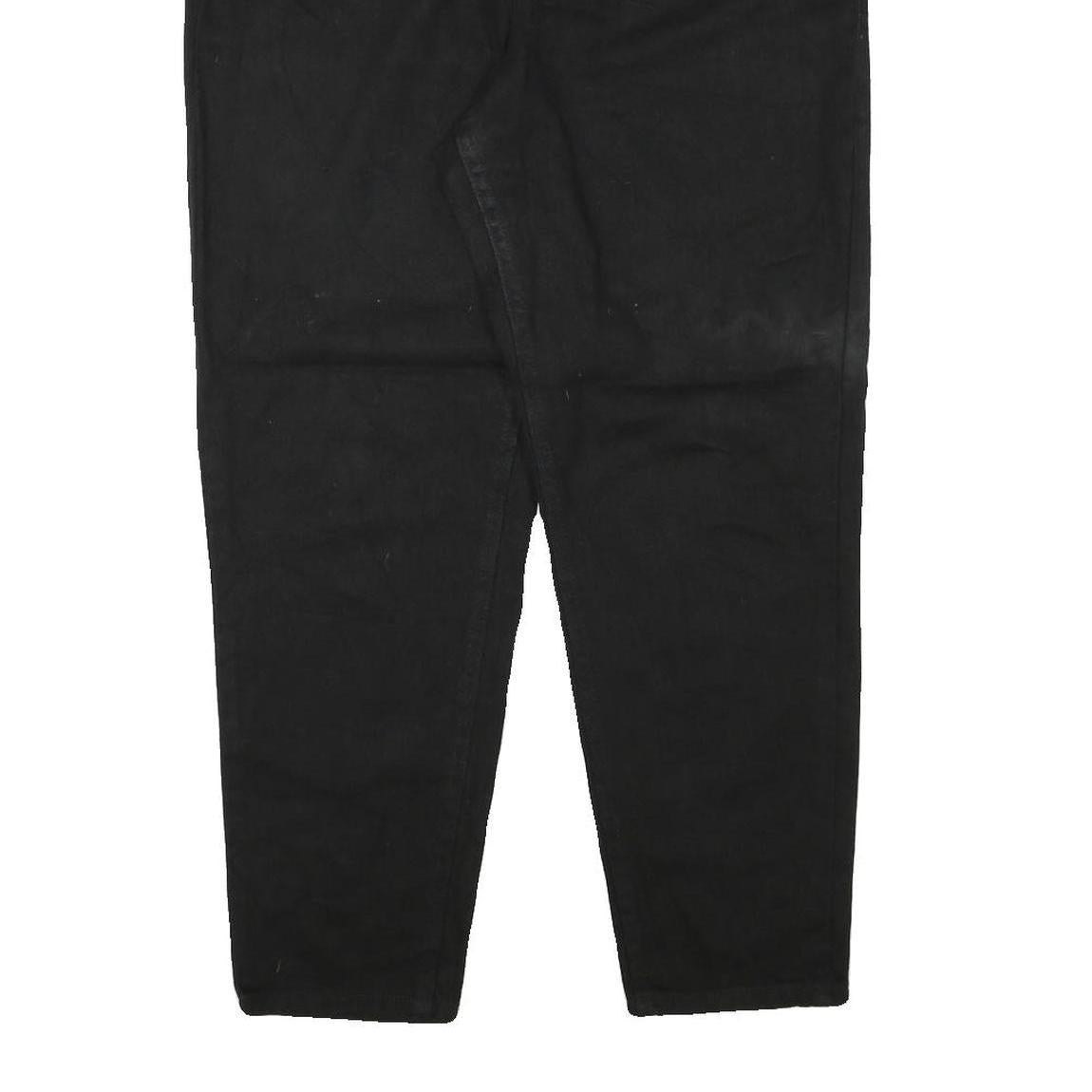 LEE Womens Black Relaxed Jeans Cotton Blend W30 L28 Casual Comfort Zip Closure