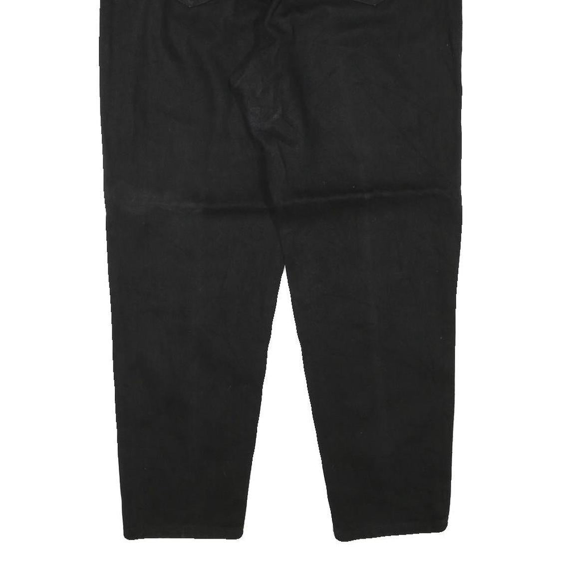 LEE Womens Black Relaxed Jeans Cotton Blend W30 L28 Casual Comfort Zip Closure