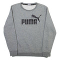 PUMA Mens Sweatshirt Grey Crew Neck S