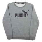 PUMA Mens Sweatshirt Grey Crew Neck S