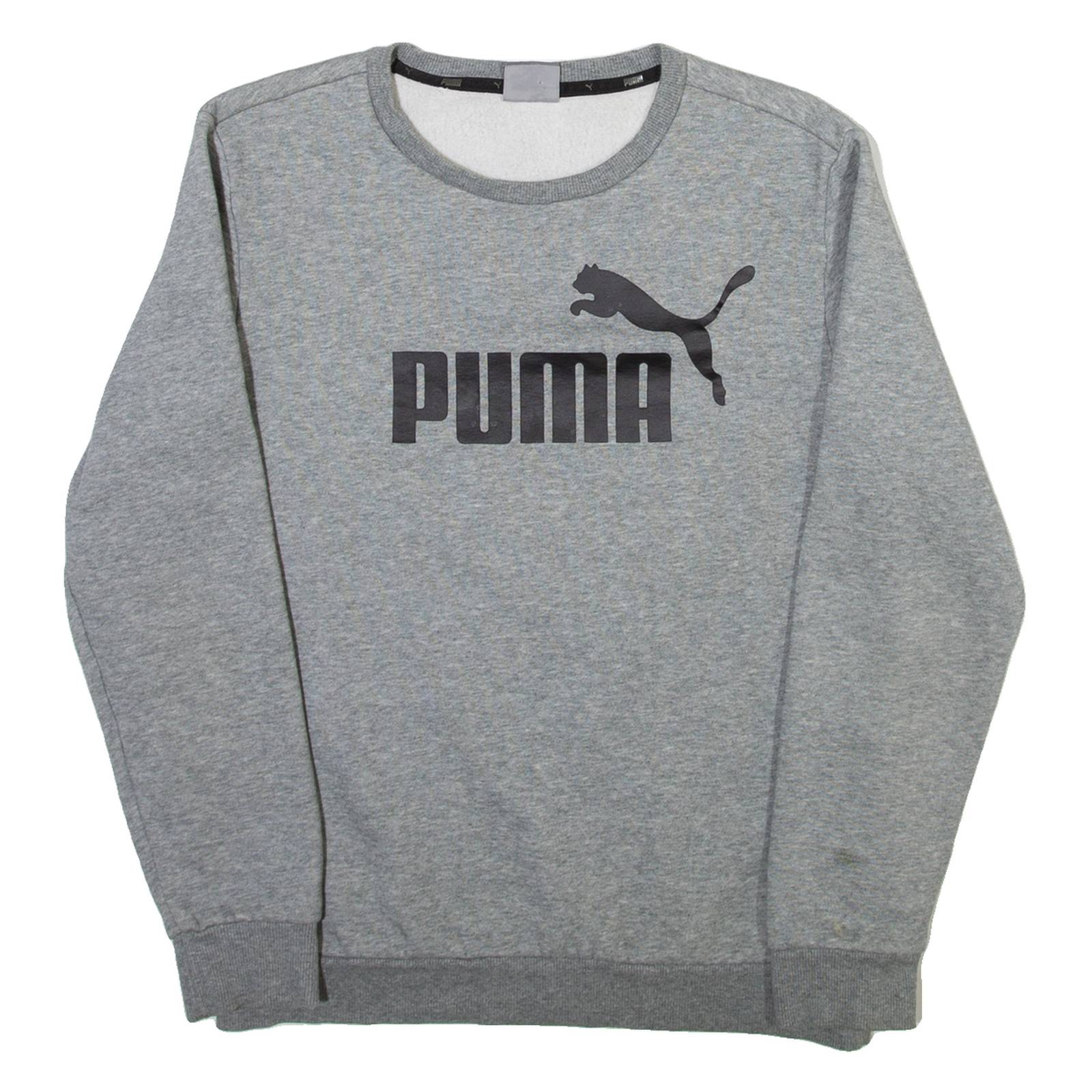 PUMA Mens Sweatshirt Grey Crew Neck S