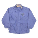 GEMINI SPORT Womens Purple Zip Jacket UK 10 Polyester Plain Lightweight Casual