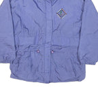 GEMINI SPORT Womens Purple Zip Jacket UK 10 Polyester Plain Lightweight Casual