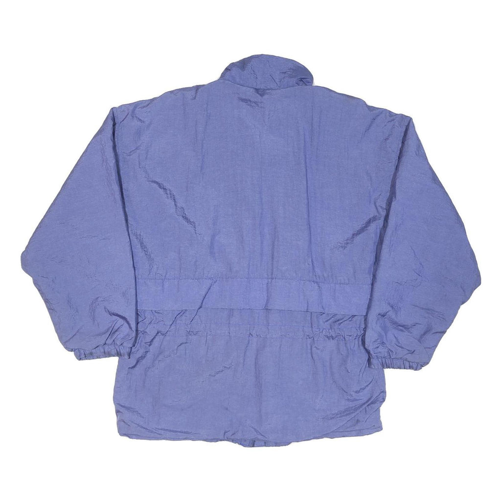 GEMINI SPORT Womens Purple Zip Jacket UK 10 Polyester Plain Lightweight Casual