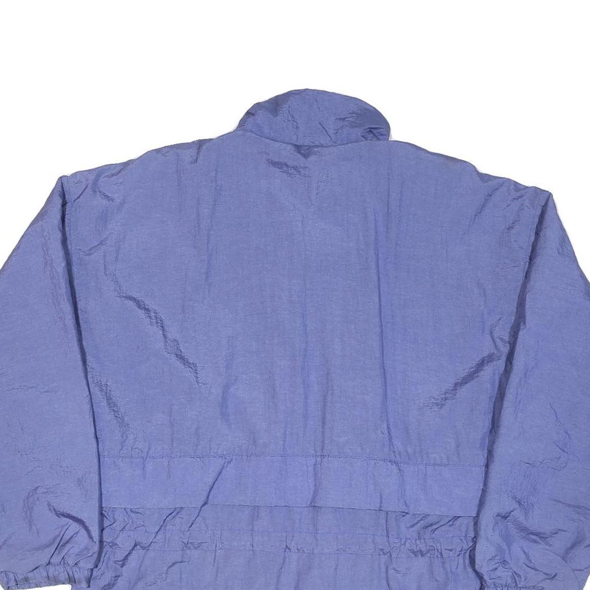 GEMINI SPORT Womens Purple Zip Jacket UK 10 Polyester Plain Lightweight Casual