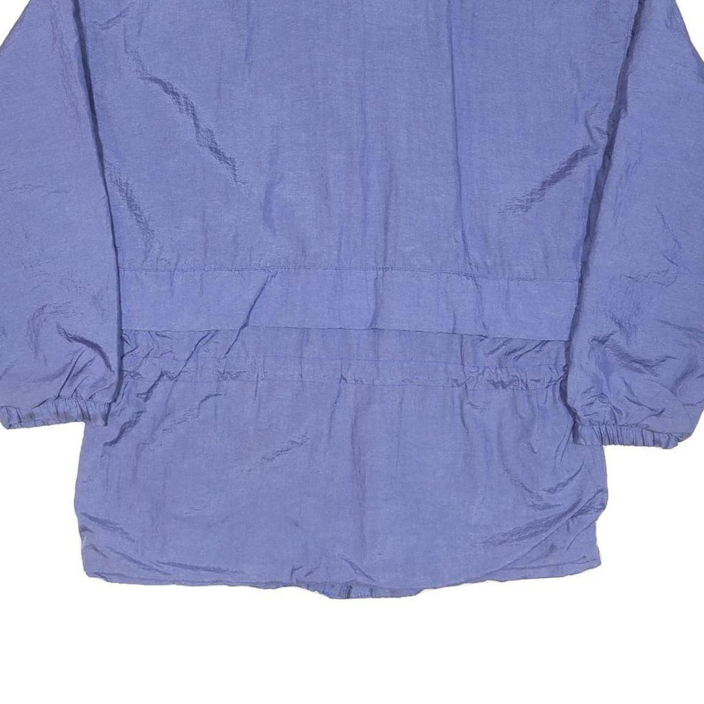 GEMINI SPORT Womens Purple Zip Jacket UK 10 Polyester Plain Lightweight Casual