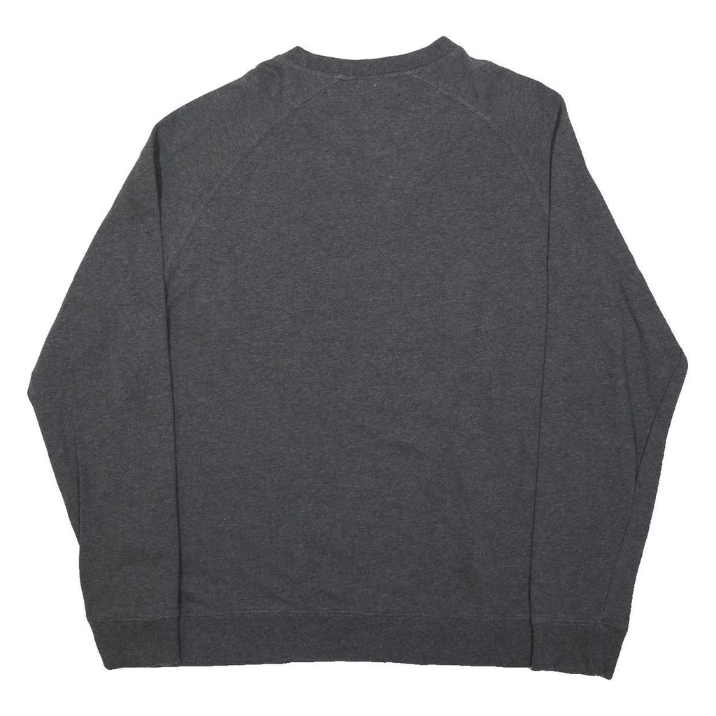 FILA Mens Charcoal Grey Sweatshirt 2XL Crew Neck Cotton Blend Pullover Casual