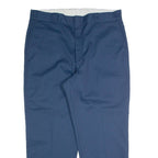 DICKIES Workwear Mens Trousers Blue Regular Straight W40 L30