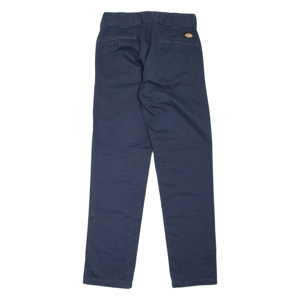 DICKIES Workwear Womens Trousers Blue Slim Tapered W30 L31
