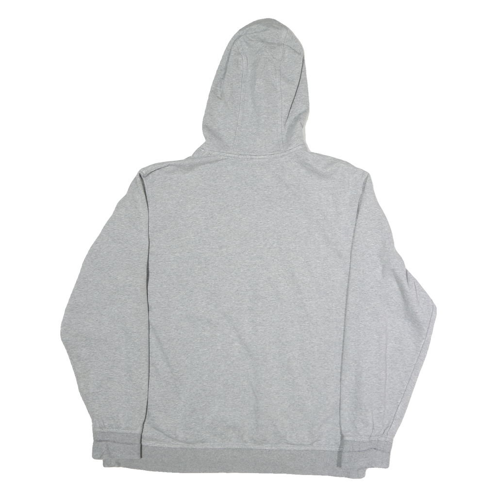 NIKE Mens Grey Avon Football Cotton Pullover Hoodie XL Sports Drawstring