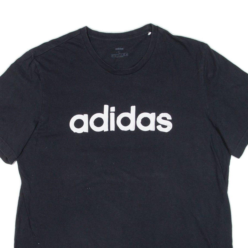 ADIDAS Mens T-Shirt Black L